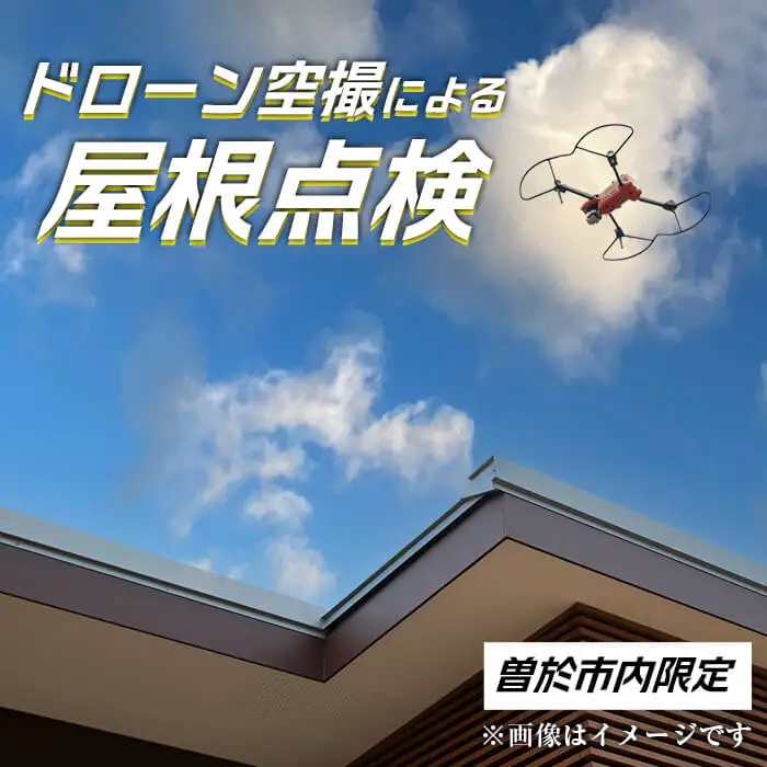【 家屋調査 】ドローン空撮 屋根点検（※曽於市限定※） 空撮 ドローン 災害対策【内山測量設計】D39
