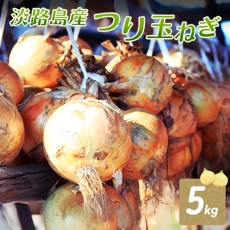 ふれあい市の会 つり玉ねぎ 5kg 玉ねぎ 野菜 旬の野菜 旬 甘い 淡路島 洲本市