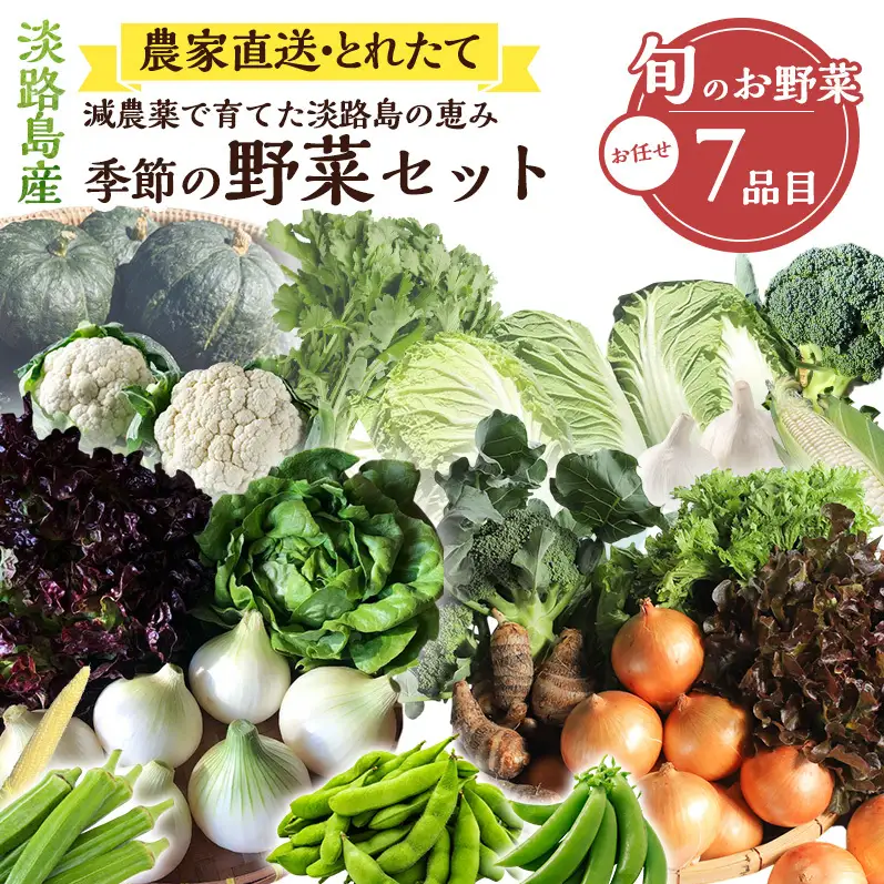 野菜セット 淡路島 7種類 みやざき農園 野菜セット