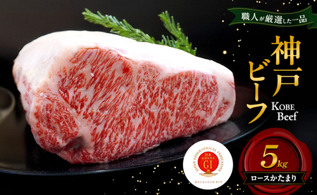 牛肉 神戸ビーフ ロース かたまり 5kg 牛肉