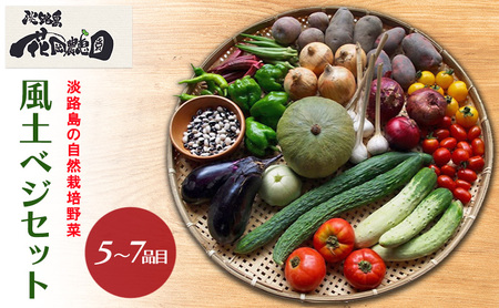 野菜 自然栽培 風土ベジ 5～7品 セット 淡路島産 野菜 淡路島 洲本市