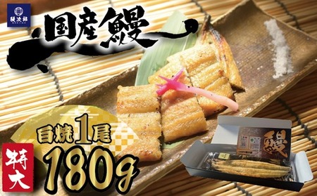 [特大] 国産 関西風地焼き うなぎ 1尾【白焼】1尾 180g以上 ｜ うなぎ 泉大津 鰻 蒲焼き 冷凍鰻 活鰻 鰻次郎 うな重 土用の丑の日 お取り寄せ 高級 うなぎの日 ウナギ unagi