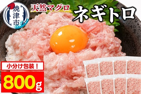 焼津 天然 まぐろ ネギトロ (約100g×8袋) (a08-005)