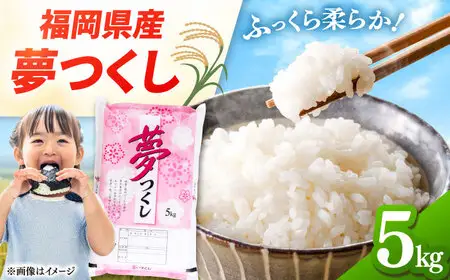 福岡県産米 夢つくし 5kg 精米  [ADCE001] 米 白米 お米