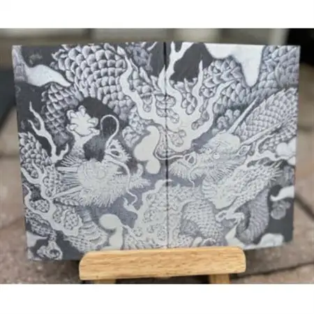 昇龍(紫龍)御朱印帳(龍の絵を真似て製織した御朱印帳)　薄い紫色【数量限定】【1668243】