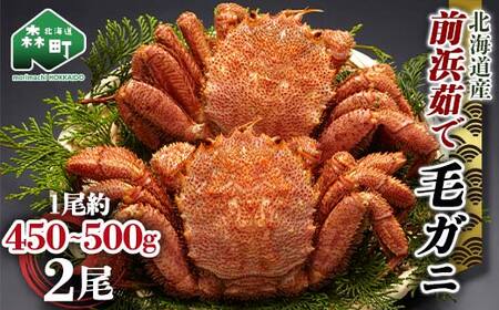 【12/27~12/31にお届け】北海道 毛ガニ 容量が選べる 前浜茹で毛がに 約450g~500g 2尾 かに カニ 蟹 ガニ がに 森町 毛蟹 毛かに 毛がに 毛カニ 毛ガニ mr1-1525
