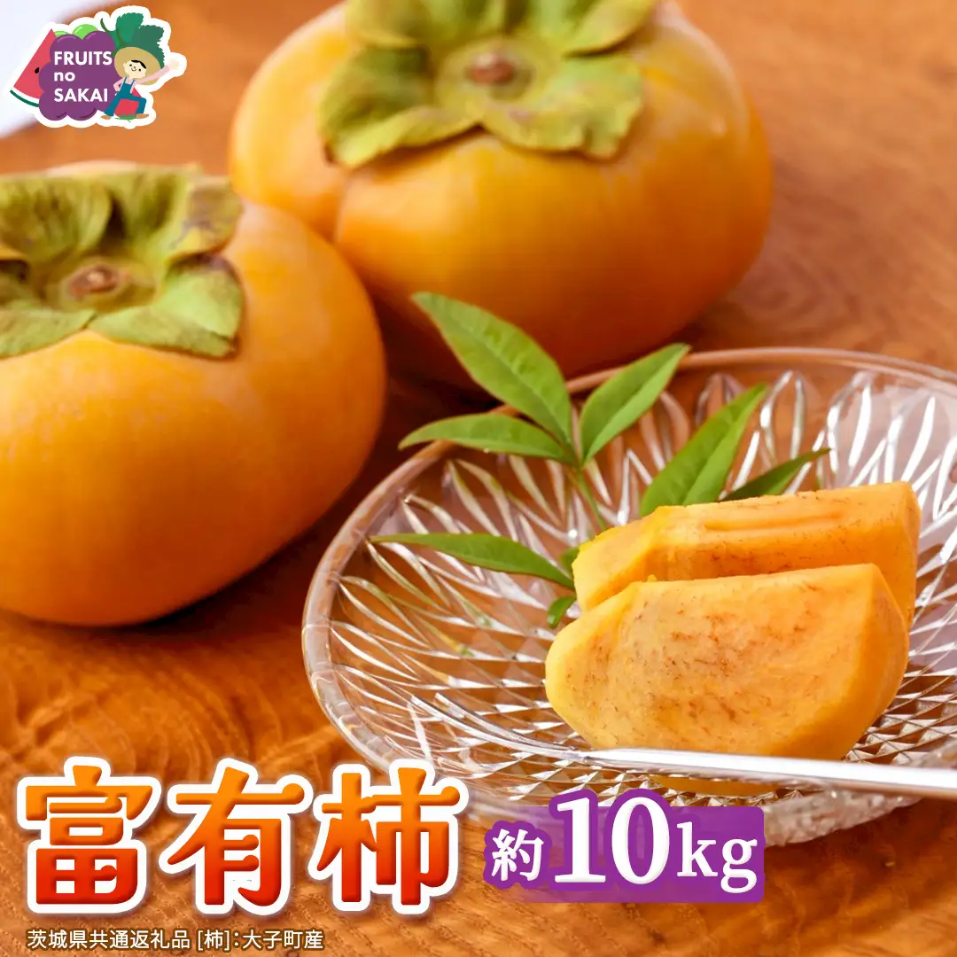 富有柿 約10kg 【2025年11月より発送開始】（茨城県共通返礼品 [柿]：大子町産）