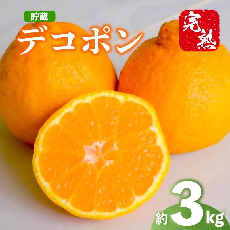 2027年 先行予約 デコポン 約3kg 不知火 デコポン
