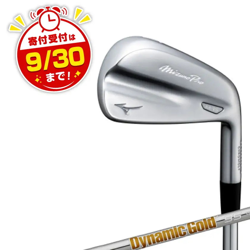 Mizuno Pro M-15 アイアン 6本組(No.5～9、PW)　5KJWS34706S2【1667741】