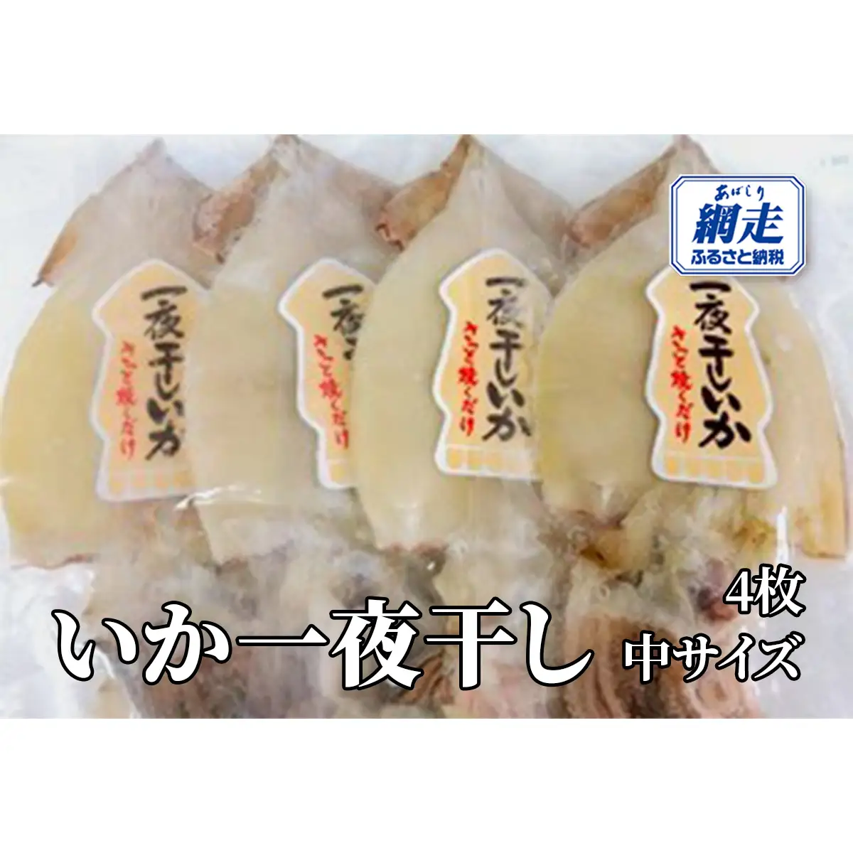 いか一夜干し 4枚 中サイズ ABW113