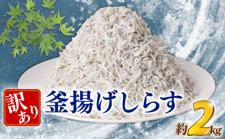 釜揚げしらす2kg【しらす】