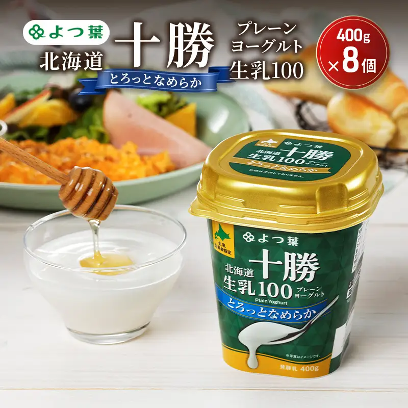 よつ葉ヨーグルト とろっとなめらか 3.2kg（400g×8個）ヨーグルト