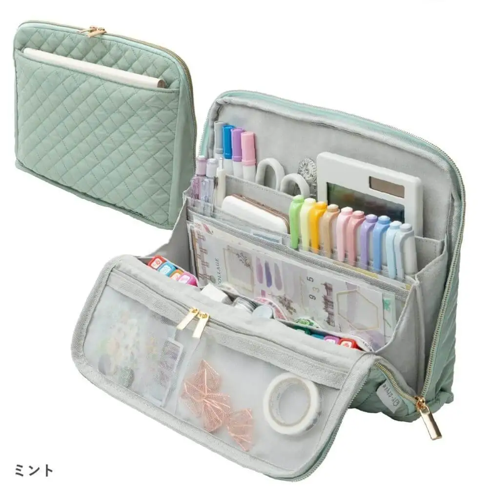 Y-Style 手帳が入るペンケース Lサイズ【ミント】