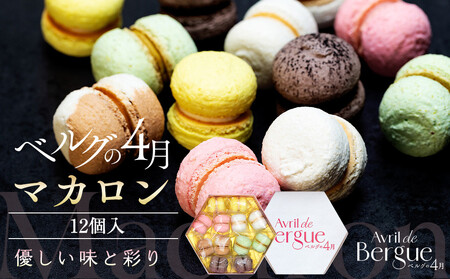 【ベルグの4月】マカロン12個入 ANW0001