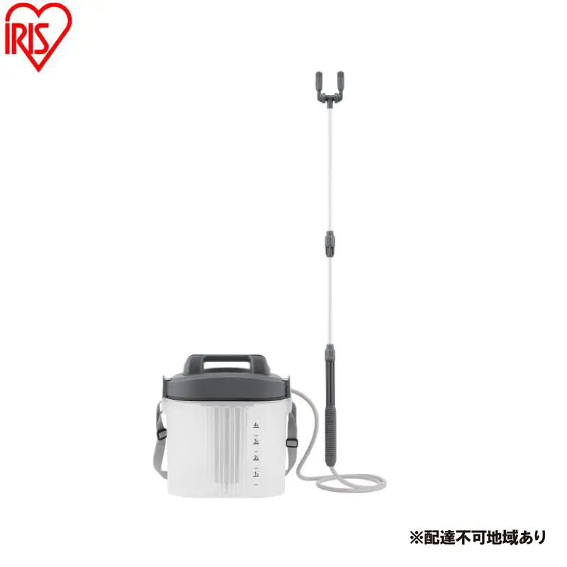 電池式噴霧器 ツインノズルIR-4W アイリスオーヤマ 噴霧器 4L