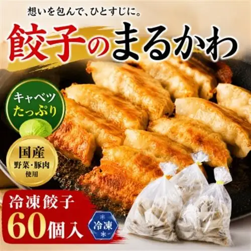 餃子のまるかわ 冷凍生餃子 餃子1500g【配送不可地域：離島】【1667805】