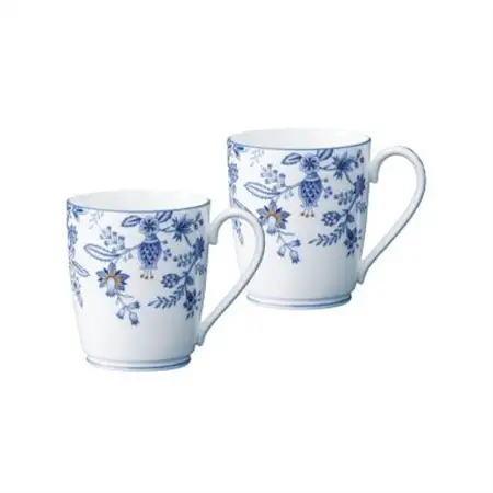 ノリタケ【ブルーソレンティーノ色線仕上げアイテム】マグカップペア【1637743】