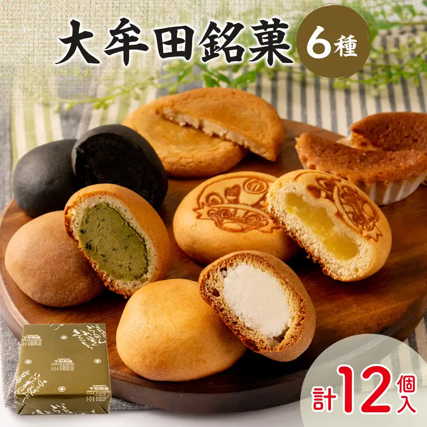 大牟田銘菓セット 計12個入り【1655658】