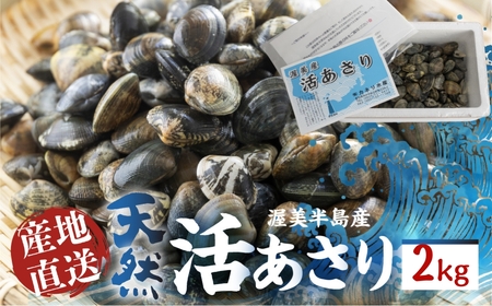 《先行予約》渥美産 旬の天然活あさり 2kg 先行予約 ふるさと納税 あさり 国産 ふるさと納税 アサリ 採れたて ふるさと納税 砂抜き 海鮮 魚介類 魚介 貝 送料無料 産地直送 応援 寄附