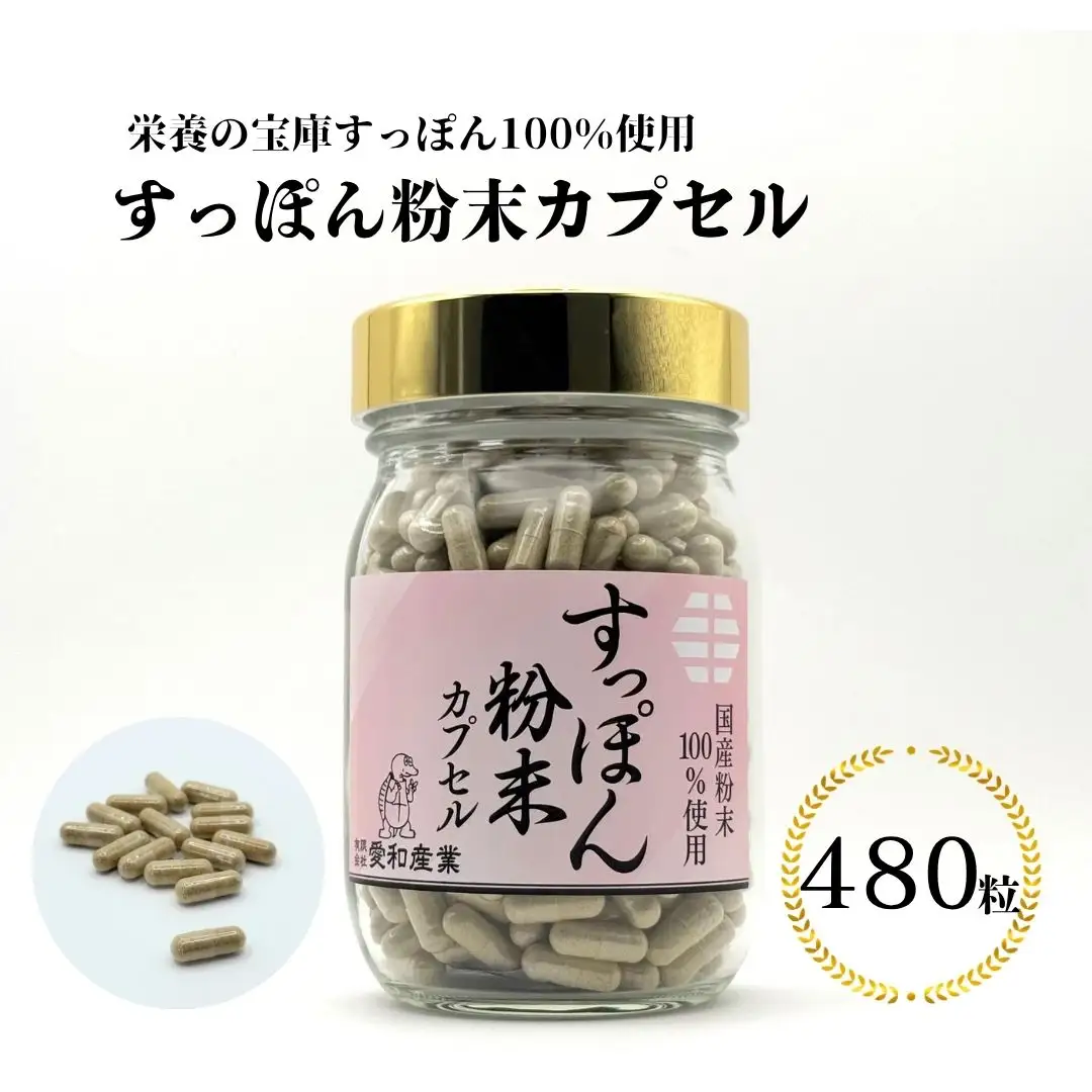 すっぽん粉末カプセル 480粒 | すっぽん 健康食品 サプリメント 愛和産業