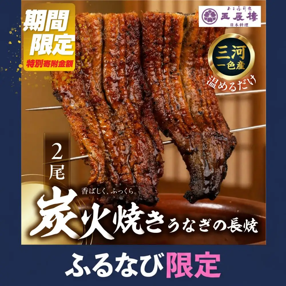 【ふるなびWEEK対象】【うなぎ 蒲焼】老舗料亭の長焼（２尾）｜うなぎ