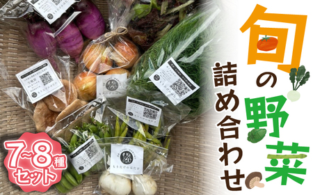 旬の野菜（農薬・化学肥料・除草剤不使用）詰め合わせ 7〜8種セット Ｍ819 もりたけのはたけ 季節 野菜 果物 詰め合わせ 九州 福岡 宮若市 ふるさと納税 おすすめ