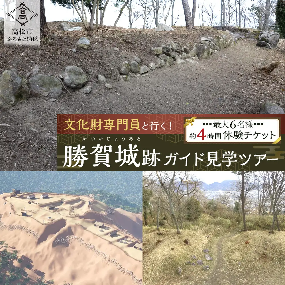 文化財専門員と行く！勝賀城ガイド見学ツアー【自由研究/夏休みの特別な体験に】