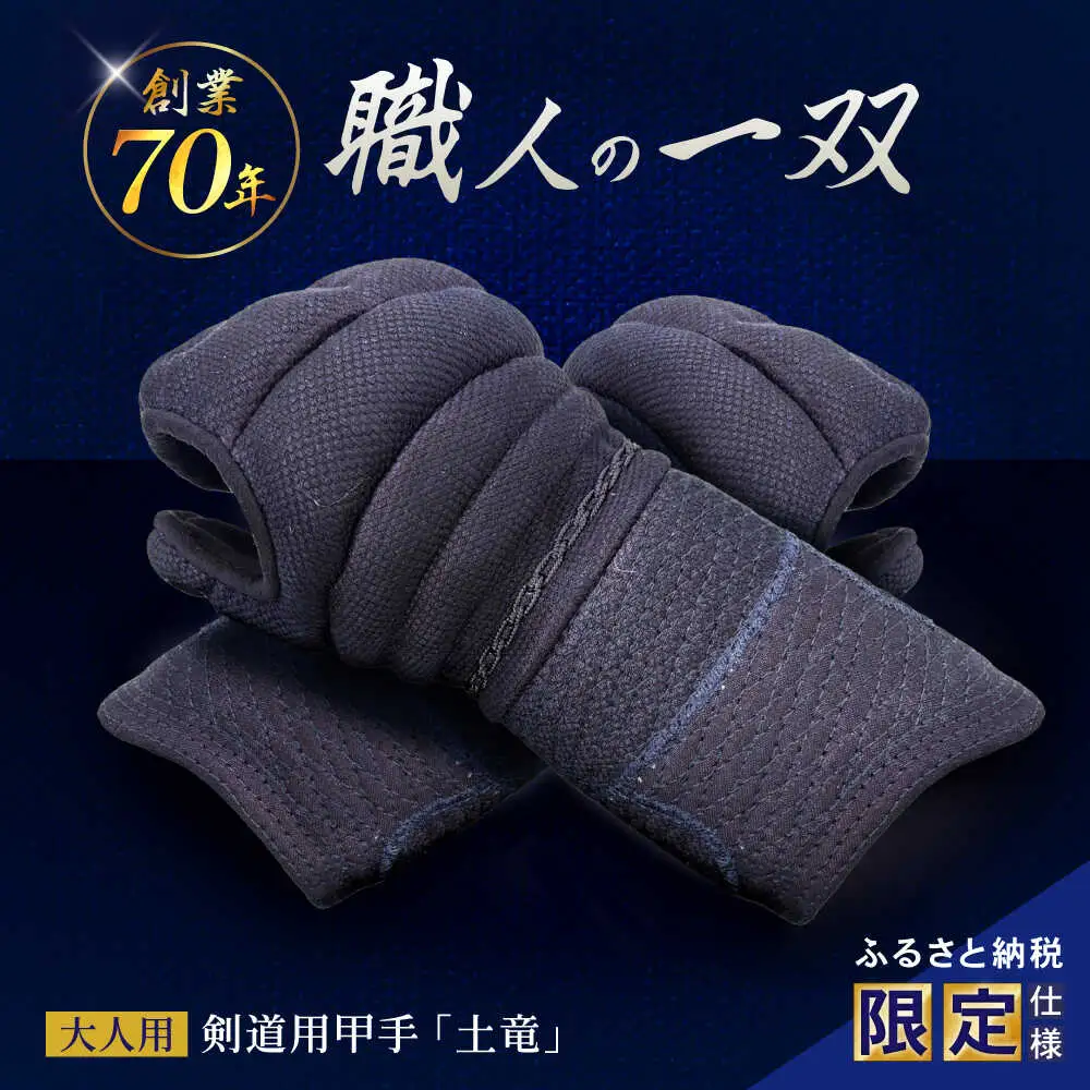 【ふるさと納税限定仕様】剣道用甲手「土竜」（大人用）/ 諫早市 / 株式会社　三恵[AHEV001]