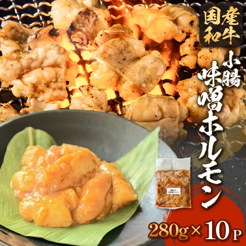 国産和牛 味噌 ホルモン 10P 味噌ホルモン 牛ホルモン 小腸 国産 宮城県産 味付 モツ 和牛 肉 お肉 牛肉 牛 内臓 宮城県 石巻市 