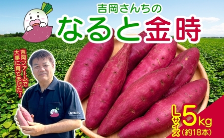 【予約受付中・2026年10月頃より順次発送】「吉岡さんちのなると金時」 Lサイズ 5kg