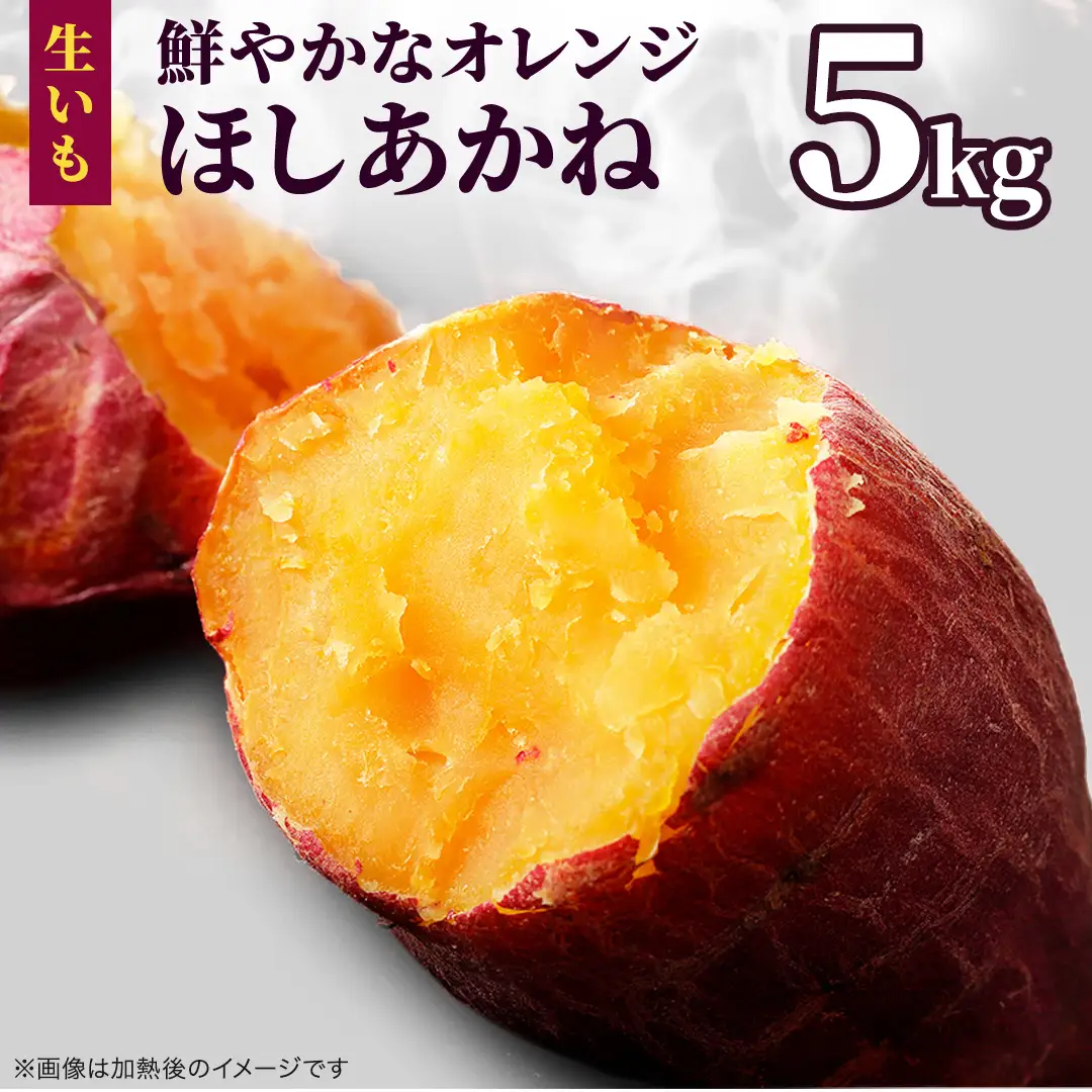 さつまいも 【 ほしあかね 】 5kg（ 箱込 ）