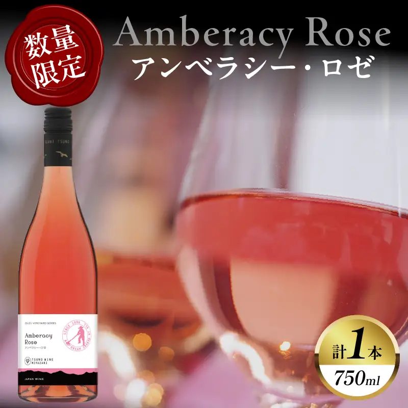 【数量限定】アンベラシー ロゼ(計1本) ワイン 酒 アルコール 国産_T014-0475