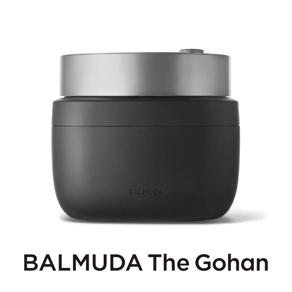 バルミューダ BALMUDA The Gohanブラック K08A-BK／JP ｜ BALMUDA バルミューダ ザ・ゴハン 3合炊き 3合 電気炊飯器 炊飯器 家電 おしゃれ リビング キッチン シンプル