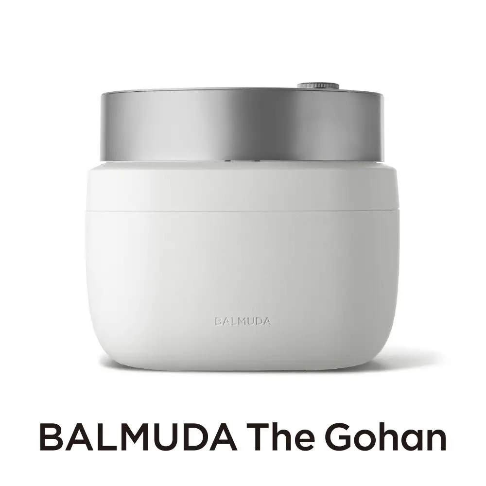 バルミューダ BALMUDA The Gohanホワイト K08A-WH／JP ｜ BALMUDA バルミューダ ザ・ゴハン 3合炊き 3合 電気炊飯器 炊飯器 家電 おしゃれ リビング キッチン シンプル