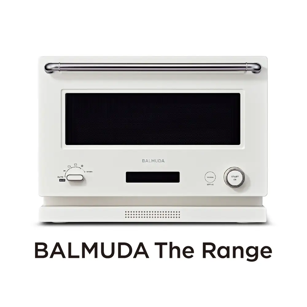 バルミューダ BALMUDA The Rangeホワイト K09A-WH／JP ｜ BALMUDA バルミューダ ザ・レンジ オーブンレンジ オーブン 家電 おしゃれ リビング キッチン モダンクラシック