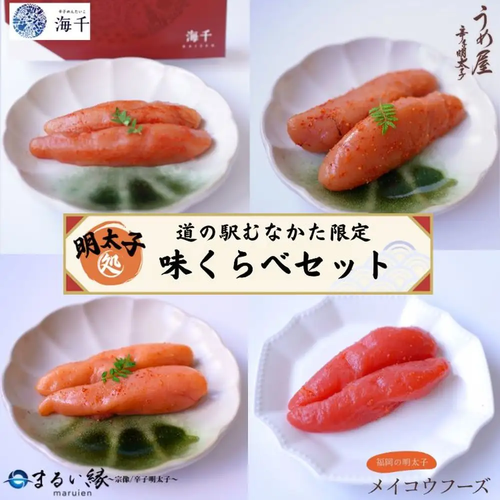 【道の駅むなかた】むなかた明太子味くらべ_HA1842