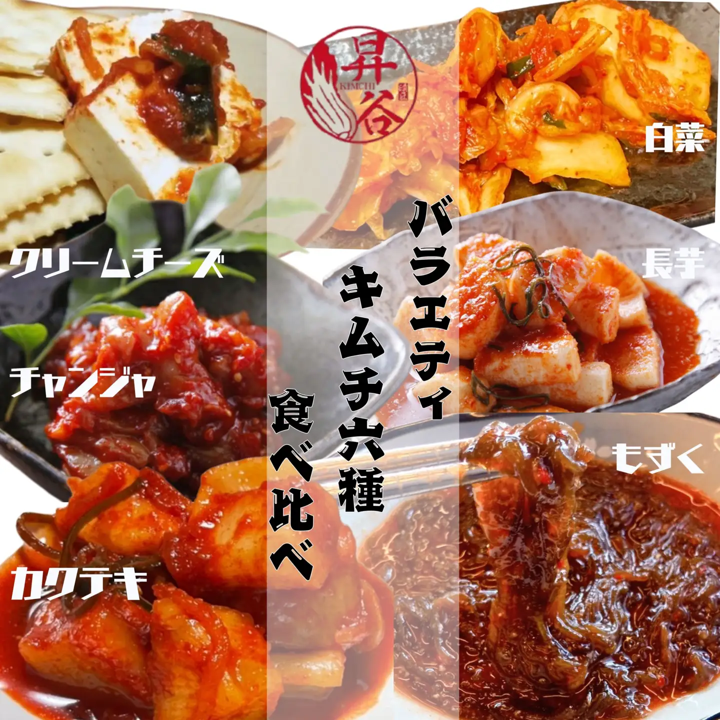 漬匠昇谷　バラエティキムチ6種食べ比べセット 167-185