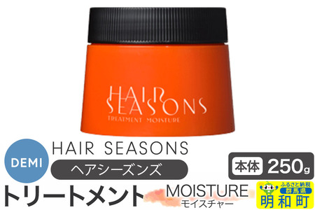 デミ DEMI ヘアシーズンズ トリートメント モイスチャー250g 【本体】髪 ヘアケア 美容グッズ 群馬県 明和町