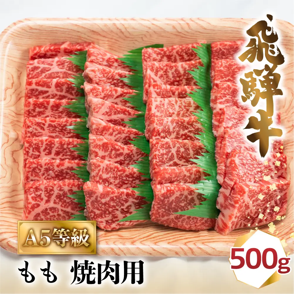 A5等級 飛騨牛 もも 焼肉用 500g 飛騨牛 肉の匠家 BV010