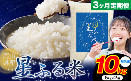 【3ヶ月定期便】無洗米 星ふる米 10kg 無洗 mt