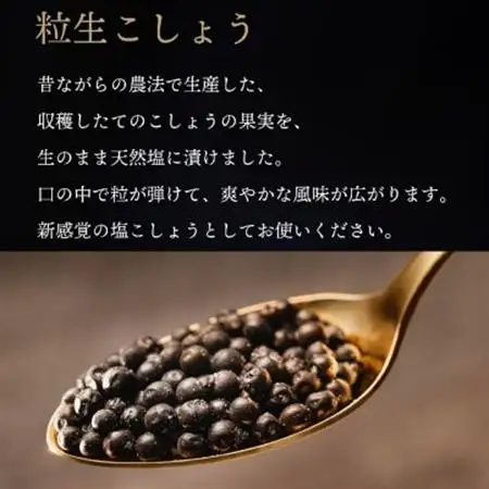 【世界初・元祖】粒生こしょう 30g・生こしょう 30g ギフトボックス2個入り(小) 贈り物セット【1675676】