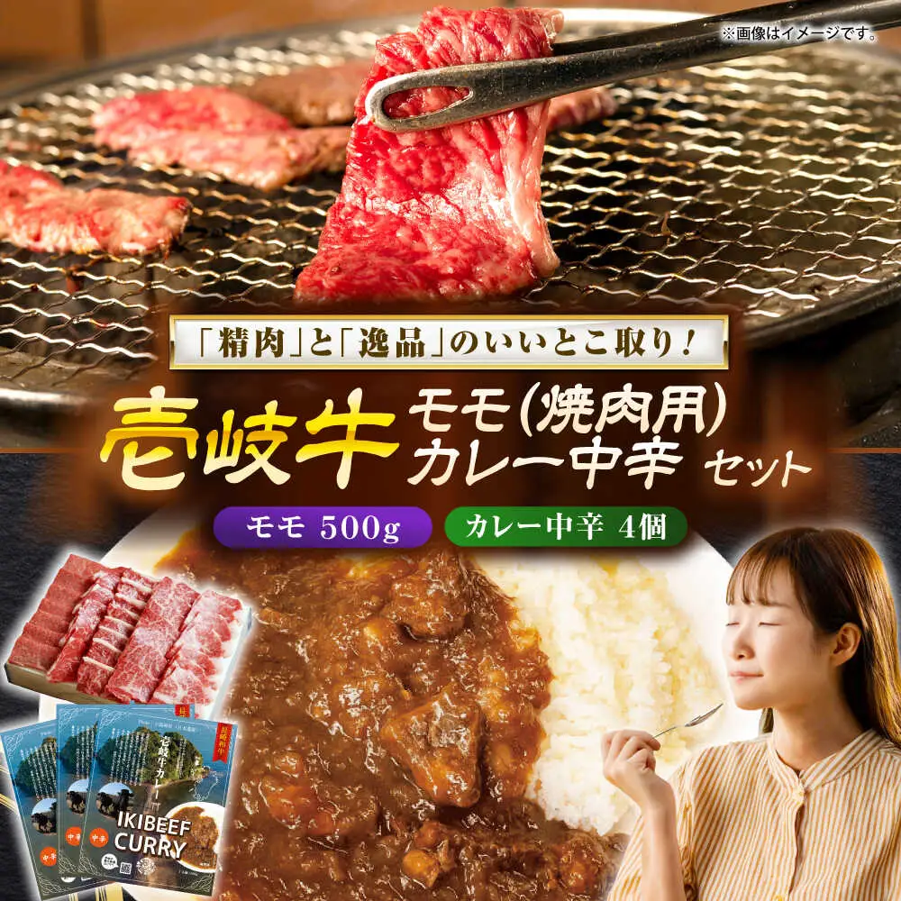 壱岐牛モモ＆壱岐牛カレー中辛セット《壱岐市》【壱岐フードファクトリー】[JDW053]