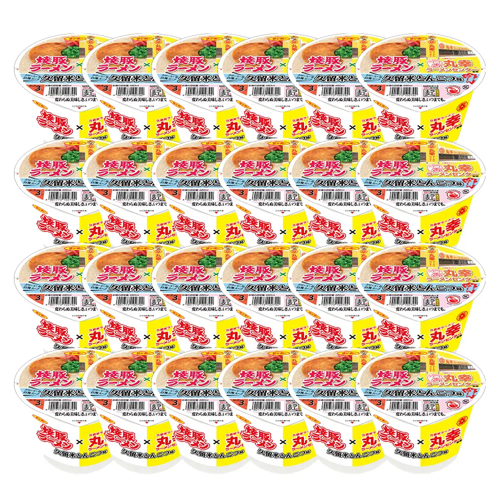 「焼豚ラーメン×丸幸ラーメン」2ケース(計24個) K001084