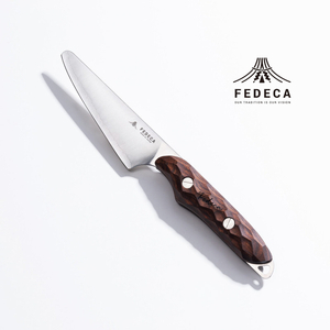 【FEDECA】FEDECAのこども包丁 名栗ブラウン 001060