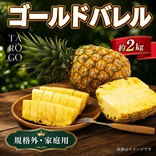 パイナップル ゴールドバレル TARUGO 約2kg（1玉） 家庭用