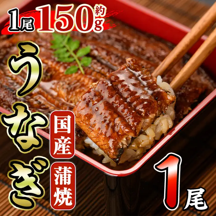 国産 うなぎ 蒲焼 (約150g×1尾) 小分け  真空パック 【AW-91】【丸正水産】