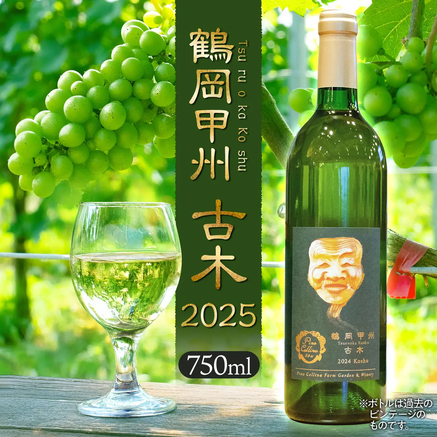 白ワイン　鶴岡甲州　古木／2025　750ml×1本　株式会社エルサン 国産 日本ワイン 