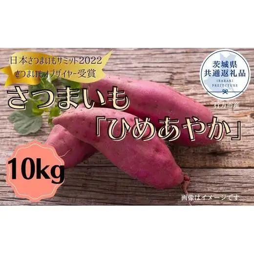 さつまいも「ひめあやか」約10kg（2025年産）（茨城県共通返礼品・行方市産） ／ さつまいも さつま芋 サツマイモ 薩摩芋 甘薯 ひめあやか 10kg 野菜 茨城県 送料無料