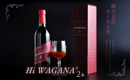 【新感覚 ノンアルコール チャーガ飲料】Hi WAGANA’ チャーガ茶 2本 | 無添加 ノンカフェイン 贈答用 ギフト 家庭用