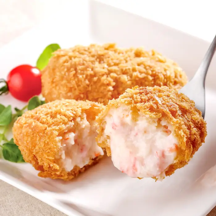 山陰ごほうび かにクリームコロッケ 80g×8個入り【コロッケ 冷凍 冷凍食品 お弁当 惣菜 クリームコロッケ カニクリームコロッケ カニ 小分け 簡単調理 かに 蟹 ズワイガニ】